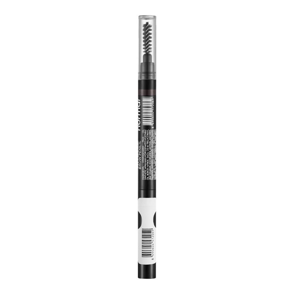 Flormar Angled Brow Pencil, Eyebrow Pencil, For Fuller & shaped Look, Dark Brown, 0.28g, 04 - Image 3