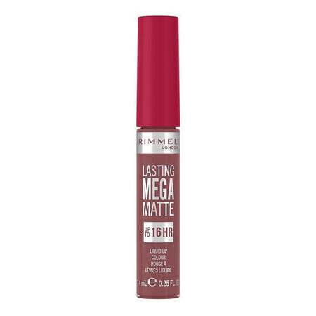 Rimmel London 16 Hour Mega Matte Liquid Lipstick, 210 Rose & Shine, 7.4ml - Image 2