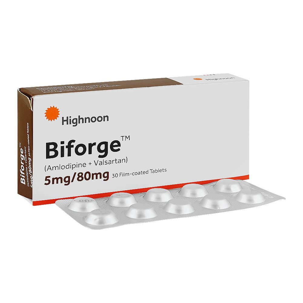 Biforge 5/80mg, Strip (10 Tablets) - Main Image