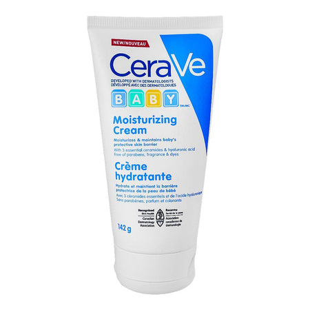 CeraVe Baby Moisturizing Cream, With Ceramides, Hyaluronic Acid, Paraben-Free, 142g - Main Image