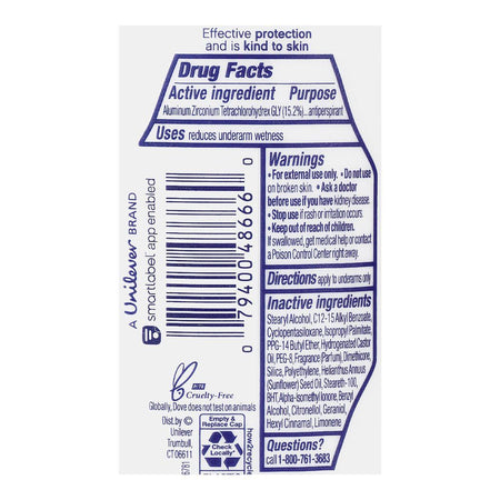 Dove Advanced Care Go Fresh Acai Berry & Lotus Flower Antiperspirant Deodorant Stick, For Women, 74g - Image 3