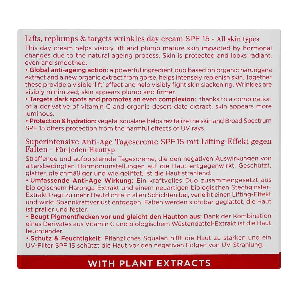 Clarins Multi Intensive Jour Super Restorative Day Cream, SPF 15, Lifts, Replumps, 50ml - Image 2