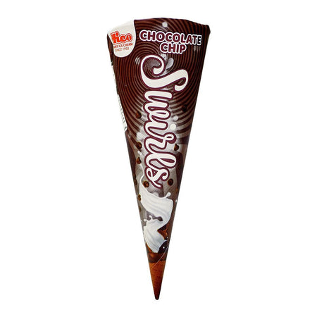 Hico Swirl Chocolate Chip Cone, 100ml - Main Image