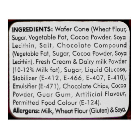 Hico Swirl Chocolate Chip Cone, 100ml - Image 4