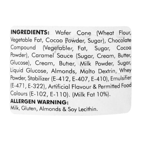 Hico Swirl's Caramel Ice Cream Cone, 100ml - Image 3