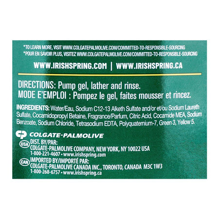 Irish Spring Original Clean Moisturizing Face Body Wash, 887ml - Image 3