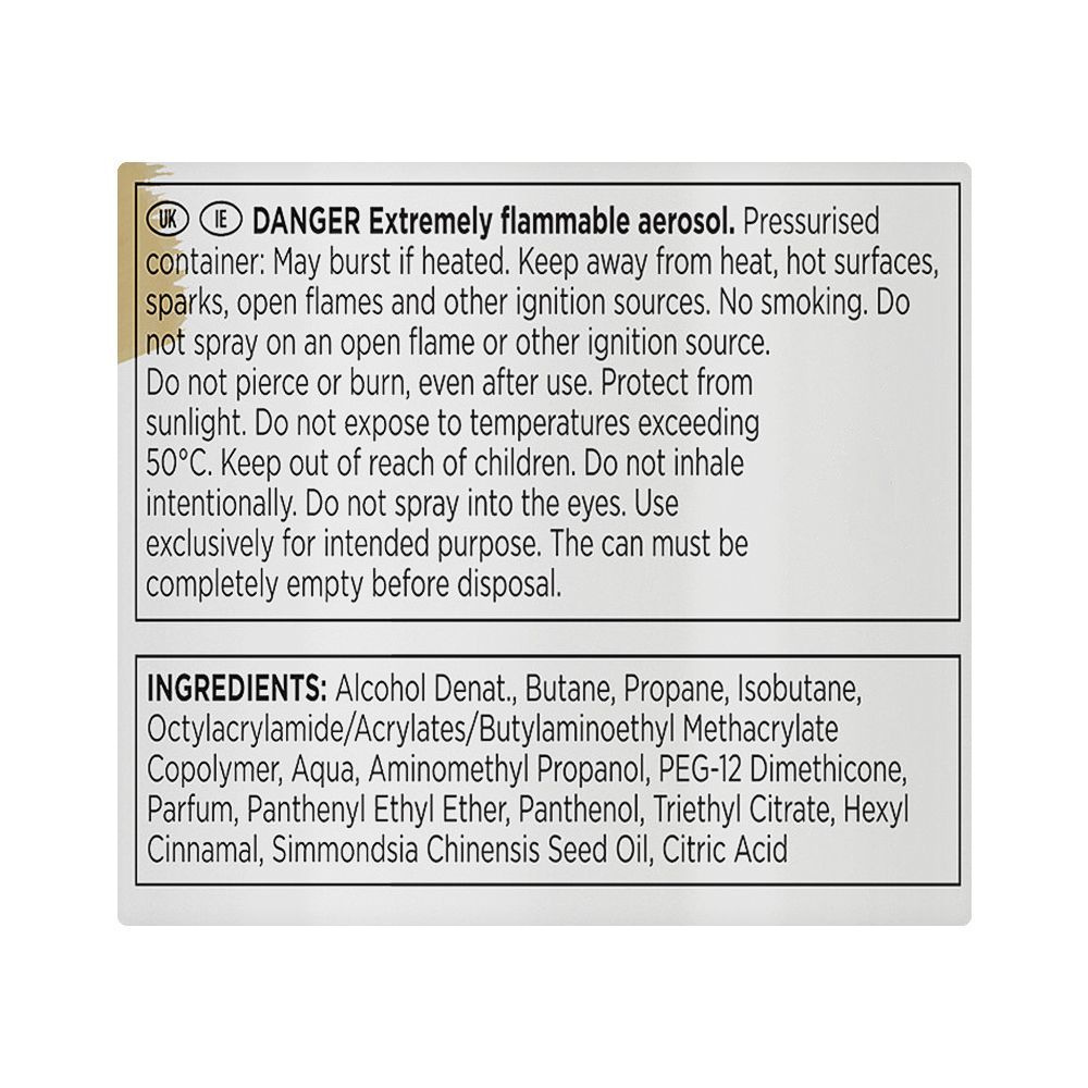 Pantene Ultra Strong Hold 05 Hair Spray, 250ml - Image 3