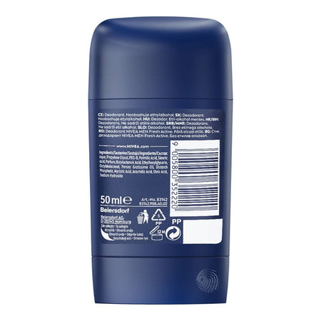 Nivea Men, 48H Fresh Active Infini Fresh Deodorant Stick, 50ml - Image 2