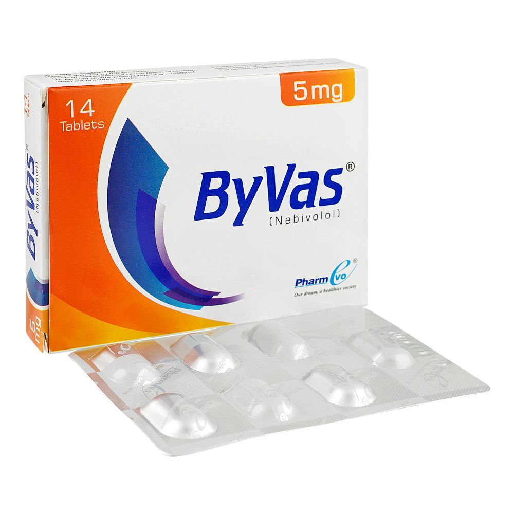 Byvas Tablets 5mg, Box (14 Tablets) - Main Image