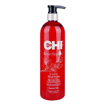 CHI Rose Hip Oil, Color Nurture Protecting Conditioner, Parafen Free, 739ml - Main Image