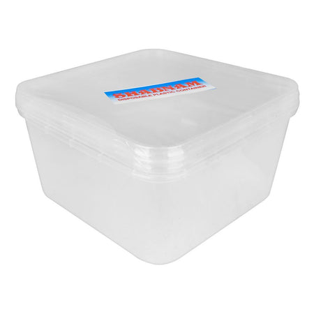 Disposable Plastic Container, 1.5 Liter Capacity - Main Image