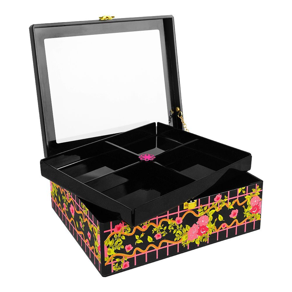 Kaligon Beauty Organizer, Large, Black, 8008-B - Image 2