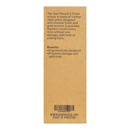 Dari Mooch Beard Scissor, Carbon Steel 5.5 Inch Scissor - Image 3