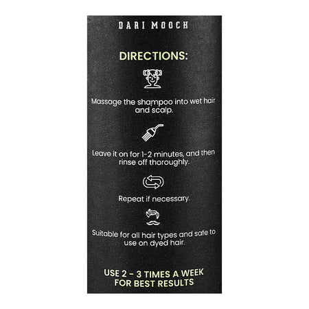 Dari Mooch 2in1 Shampoo+Conditioner, Olive Oil & Arginine, 180ml - Image 5