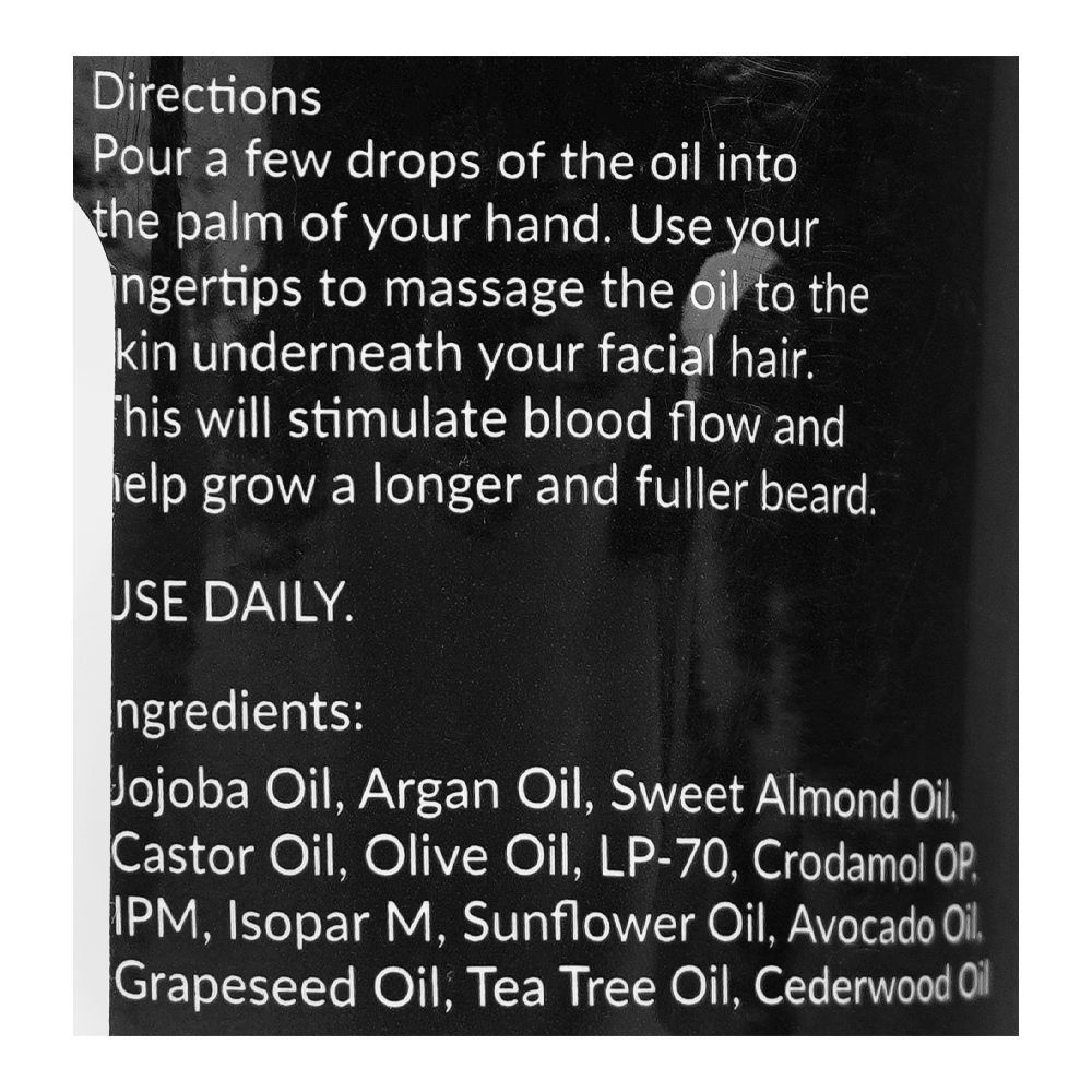 Dari Mooch Beard Growth Oil, 60ml - Image 3