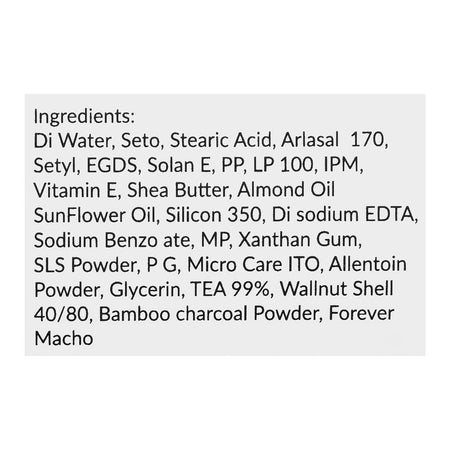 Dari Mooch Charcoal Face Scrub, Deep Cleansing, 100g - Image 4