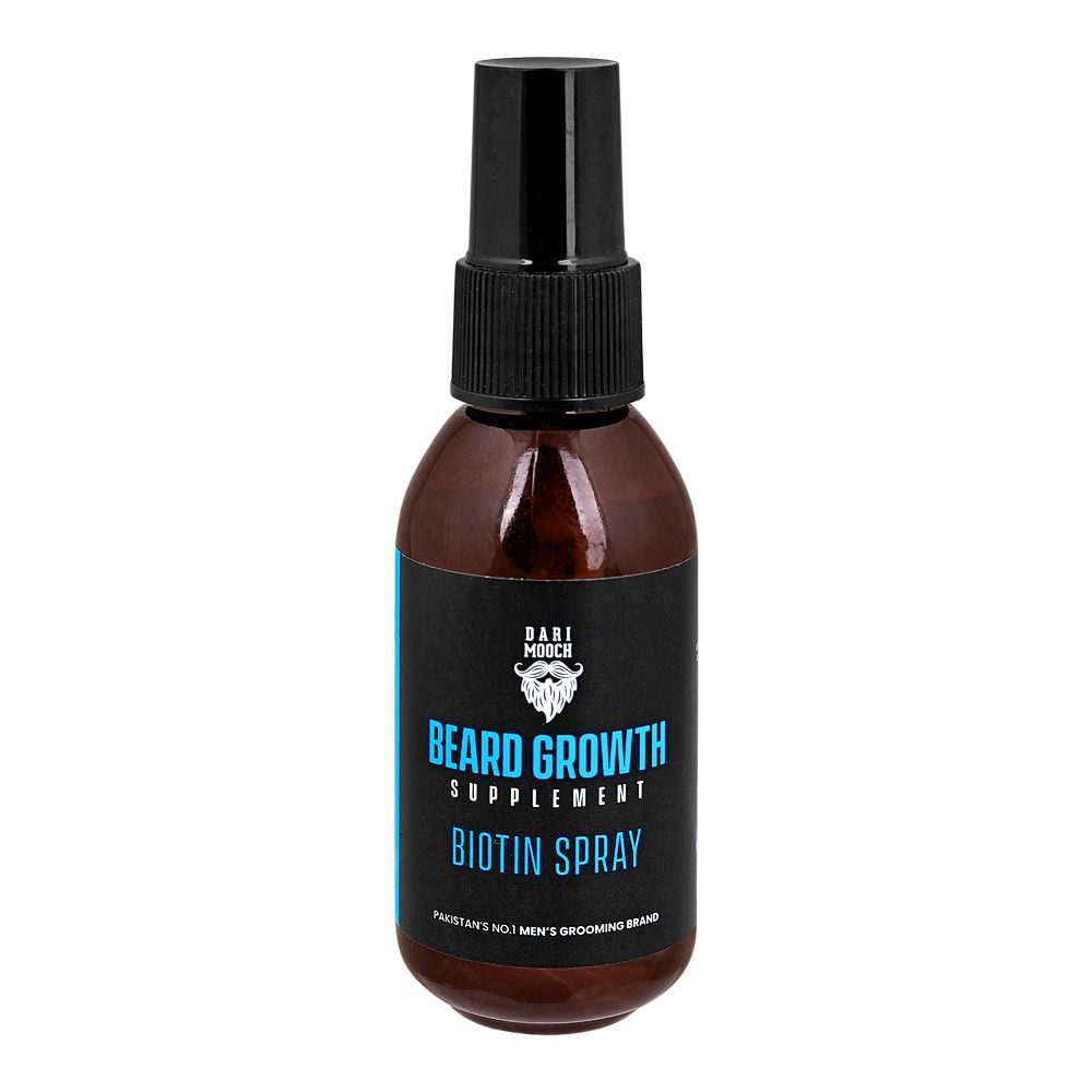 Dari Mooch Beard Growth Biotin Spary, 60ml - Main Image