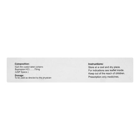 Butrin Tablets 75mg, Box (20 Tablets) - Image 3