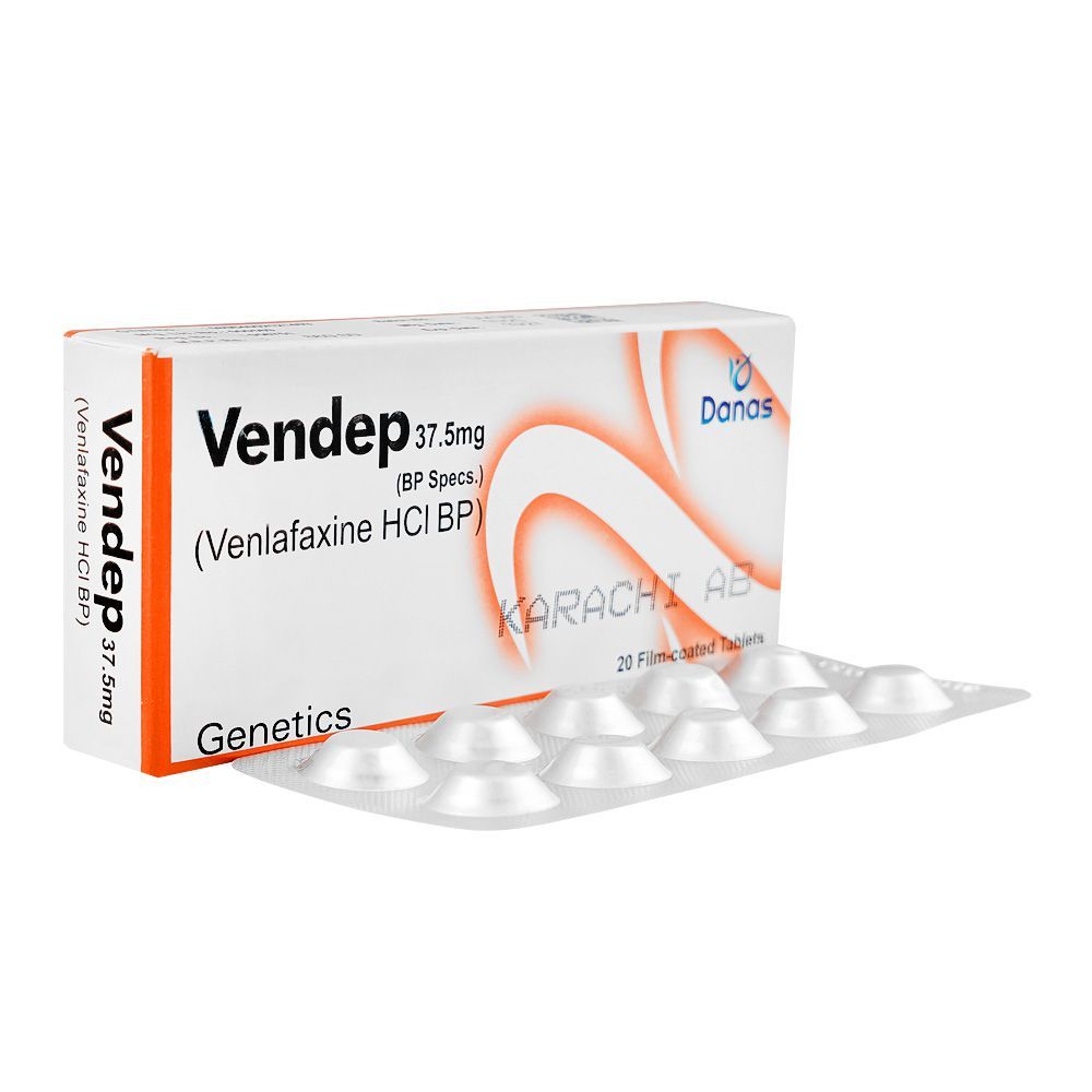 Genetics Pharmaceuticals Vendep Tablet, 37.5mg, 20-Pack - Main Image