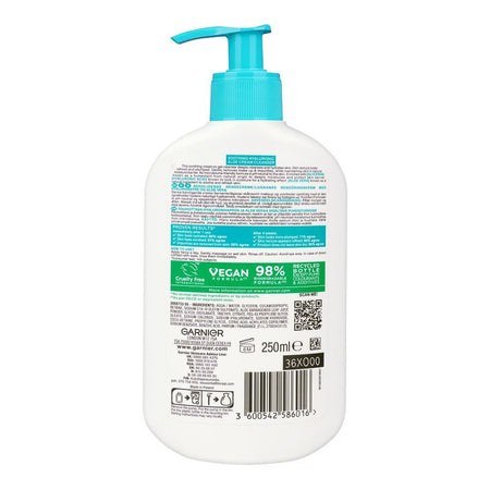Garnier Skin Active Soothing Hyaluronic Aloe Cream Cleanser, PH Neutral, For Dehydrated Skin, 250ml - Image 2