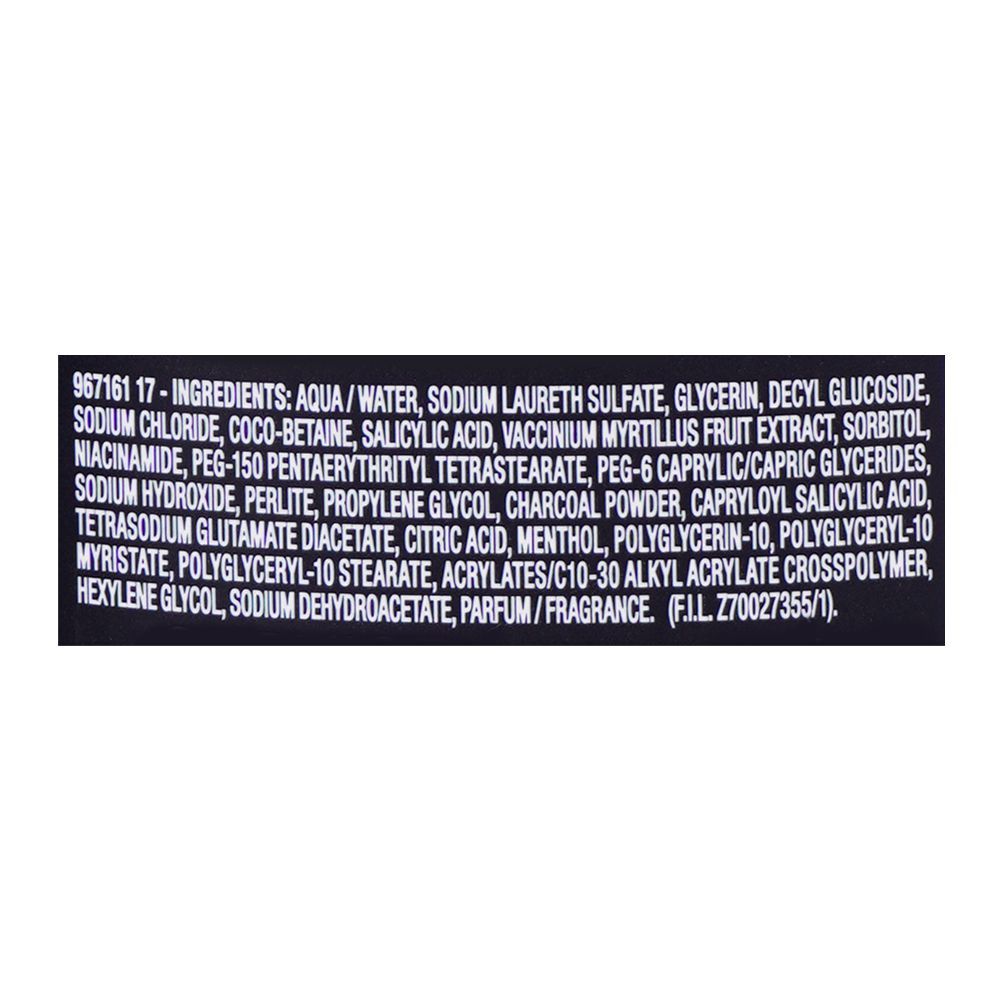 Garnier Skin Active BHA Salicylic Acid+Charcoal Anti-Blackhead Purifying Cleanser, 250ml - Image 3