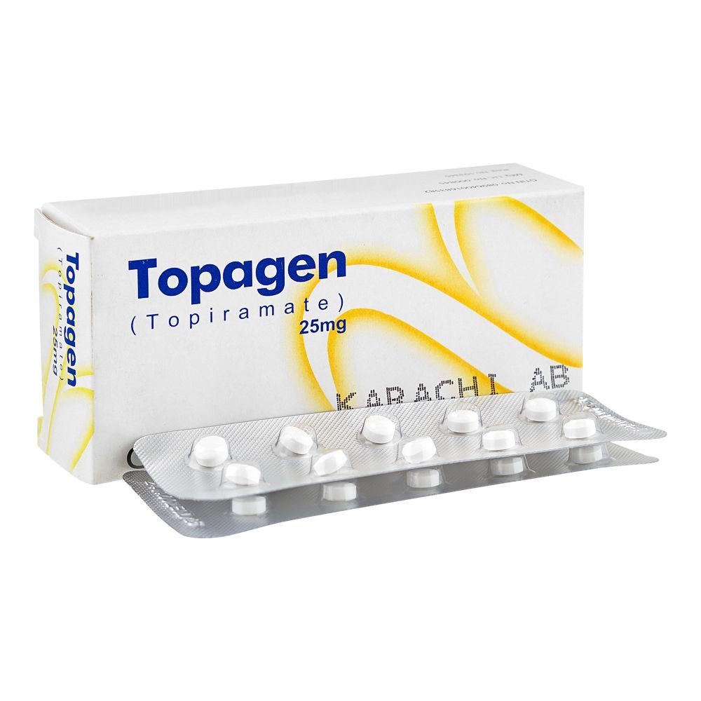 Topagen Tablets 25mg, Strip (10 Tablets) - Main Image