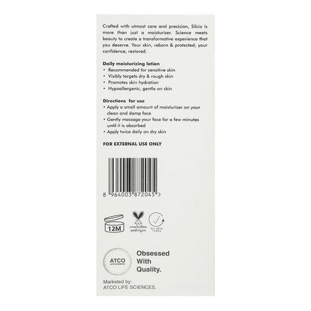 Atco Life Sciences Silcio Ceramide Moisturizer, Natural Skin Barrier Repair, 140ml - Image 3