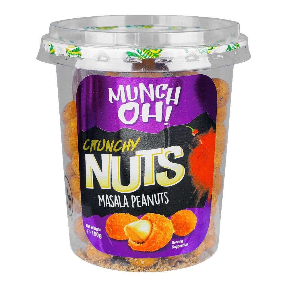 Munch Oh Crunchy Nut's Masala Peanuts, 150g - Main Image