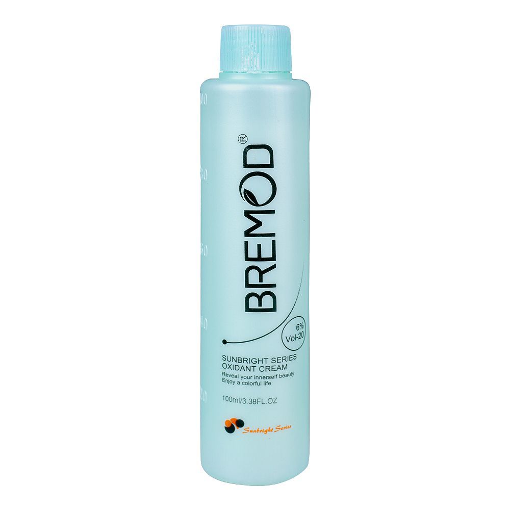 Bremod Sun Bright Series Oxidant Cream Developer 6% Vol-20, For Hair, 100ml - Main Image