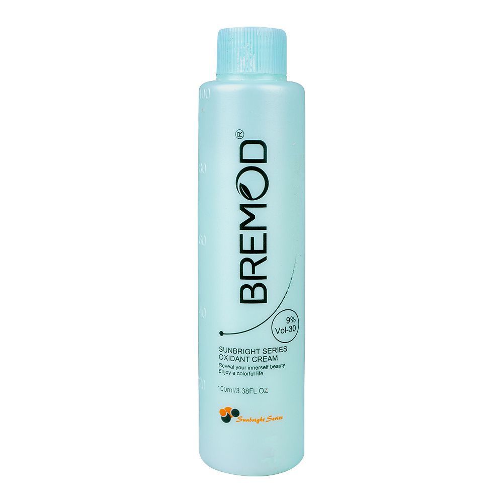 Bremod Sun Bright Series Oxidant Cream Developer 9% Vol-30, For Hair, 100ml - Main Image