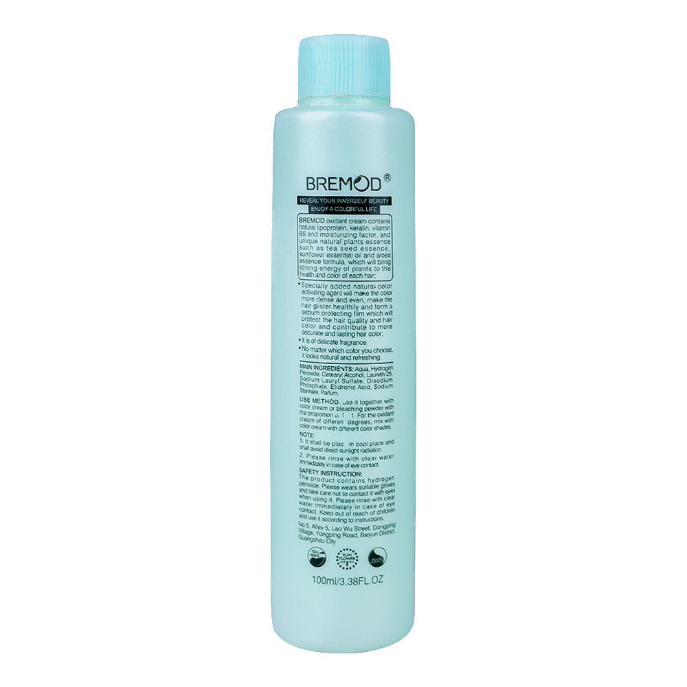 Bremod Sun Bright Series Oxidant Cream Developer 9% Vol-30, For Hair, 100ml - Image 2