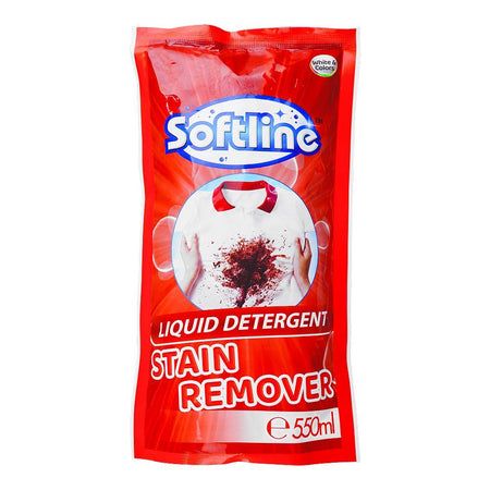 Softline Liquid Detergent Stain Remover, Red Pouch, 550ml - Main Image
