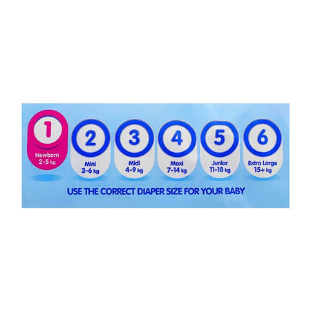 Molfix Diaper Newborn 1, Jumbo Economy Pack, 2-5kg, 84-Pack - Image 3