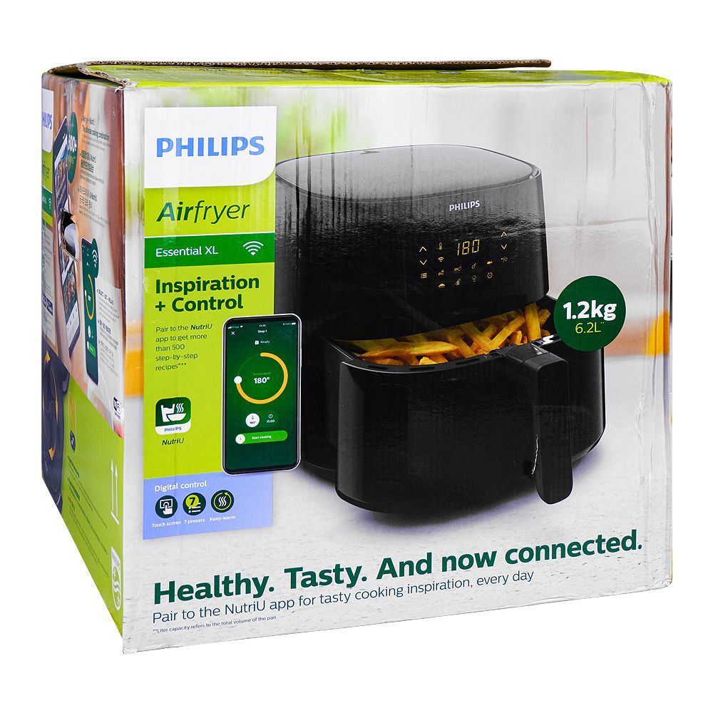 Philips Essential XL Air Fryer, 14-in-1, WIFI Connected, 90% Less Fat, HD9280/91 - Image 3