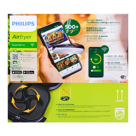 Philips Essential XL Air Fryer, 14-in-1, WIFI Connected, 90% Less Fat, HD9280/91 - Image 5