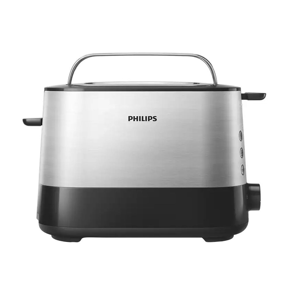 Philips Viva Collection Toaster, Extra Wide Slot, 950W, 7 Settings, Reheat, HD2637/91 - Main Image