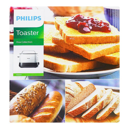Philips Viva Collection Toaster, Extra Wide Slot, 950W, 7 Settings, Reheat, HD2637/91 - Image 5