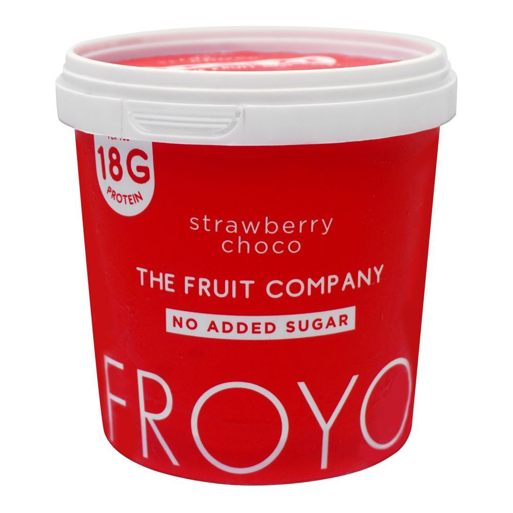 The Fruit Company Strawberry Choco, No Added Sugar, Natural Ice Cream, 480ml - Main Image