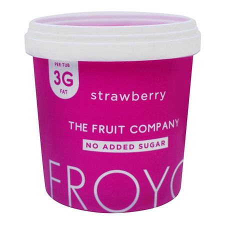 The Fruit Company Strawberry, No Added Sugar, Natural Ice Cream, 480ml - Main Image