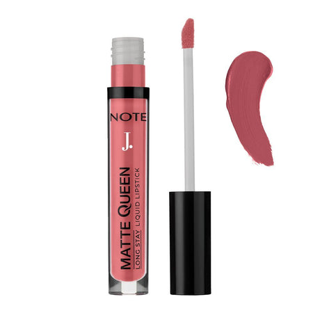 J. Note Matte Queen Long Stay Liquid Lipstick, 4ml, 07 Proud Pink - Main Image