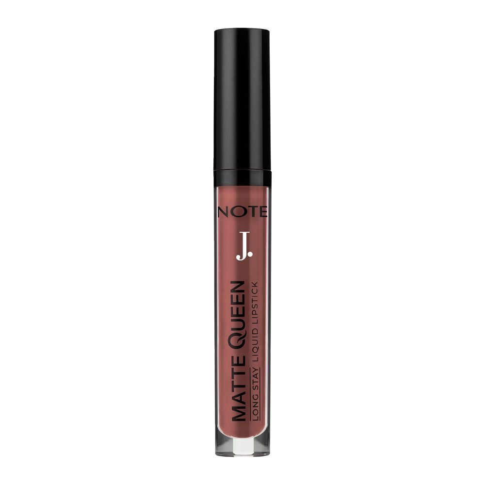 J. Note Matte Queen Long Stay Liquid Lipstick, 4ml, 11 Lady Brown - Image 2