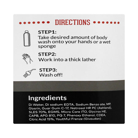 Dari Mooch Charcoal Body Wash, Removes Dead Skin Cells, Brightens Skin Tone, Unclogs Pores, 300ml - Image 3
