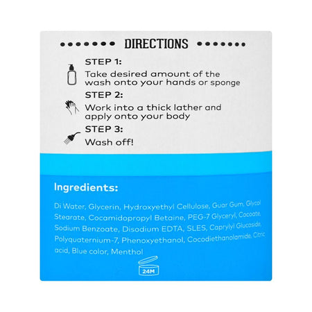Dari Mooch Ice Blast Body Wash, Instant Cooling Effect, Calms & Recharges Muscles, 300ml - Image 3