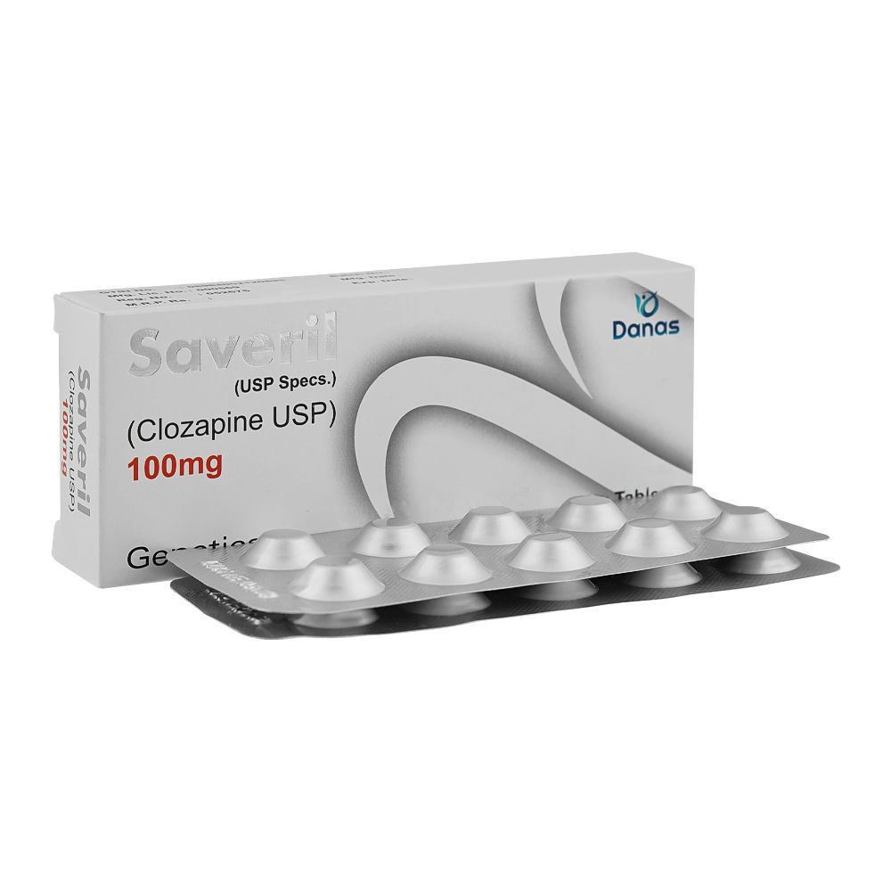 Saveril Tablets 100mg, Strip (10 Tablets) - Main Image