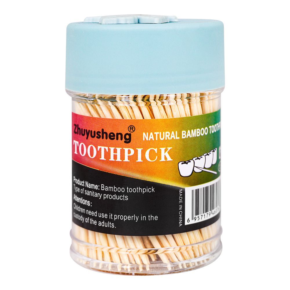 Zhuyusheng Natural Bamboo Tooth Pick Jar, 6076 - Main Image