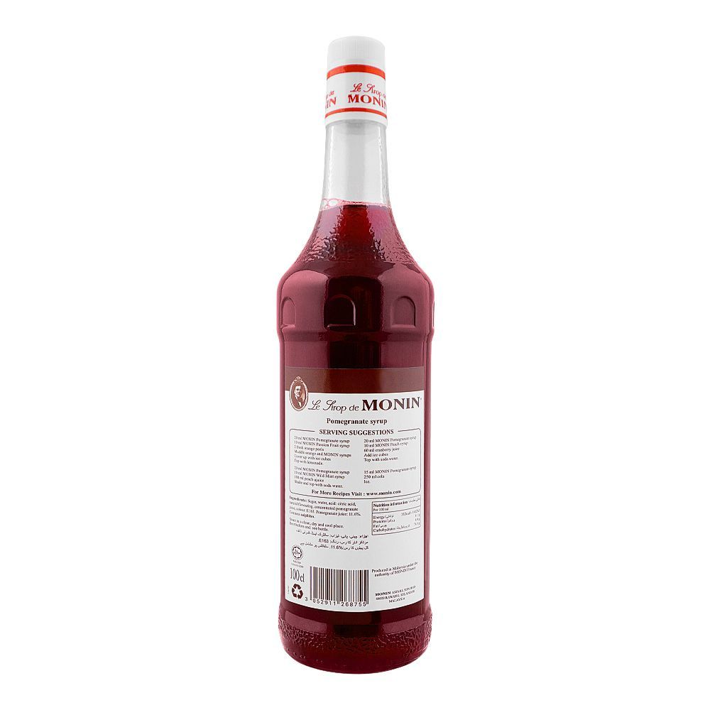 Monin Pomegranate Grenade Syrup, 1 liter - Image 2