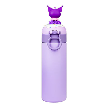 Sanrio kuromi Plastic Water Bottle, Leakproof Ideal for Office, School & Outdoor, Purple, SH215 - Image 2