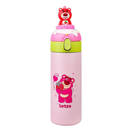 Lotso Plastic Water Bottle, Leakproof Ideal for Office, School & Outdoor, Dark pink, SH215 - Main Image