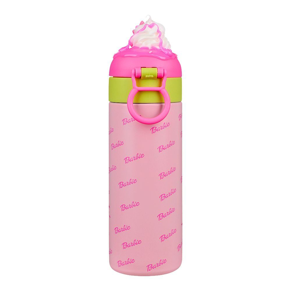 Barbie Theme Plastic Water Bottle, Leakproof Ideal for Office, School & Outdoor, Pink, SH261 - Image 5