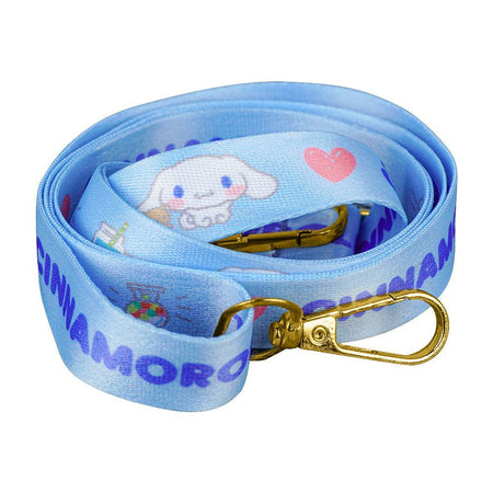 Cinnamoroll Plastic Thermos Cup Cute Water Bottle With Straw & Strap, Leakproof, Sky Blue, 8075B - Image 4